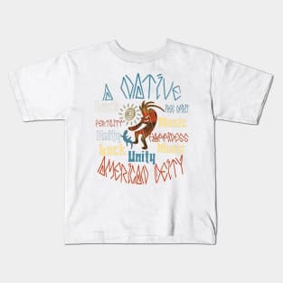 A Native American Deity Kids T-Shirt